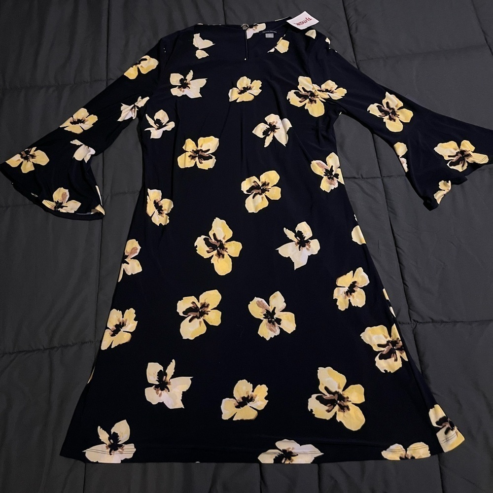 Floral Bell Sleeve Dress
